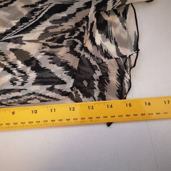 NWT Dress Barn Ladies Size 2X Black/Tan/Beige Twin Set Cami & Blouse - Picture 12 of 14
